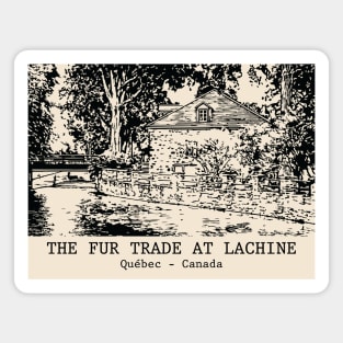 The Fur Trade at Lachine - Québec Magnet
